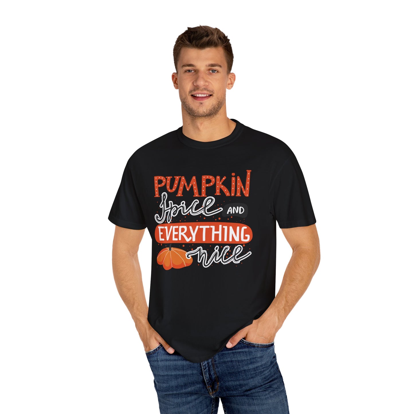 Pumpkin Spice Fall T-shirt Tee, Autumn Graphic Tee for Pumpkin Lovers