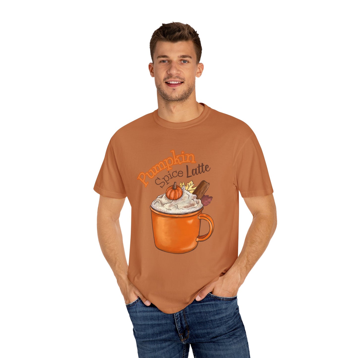 Pumpkin Spice Latte T-shirt, Fall Novelty Gift Tee, Autumn Unisex Shirt,