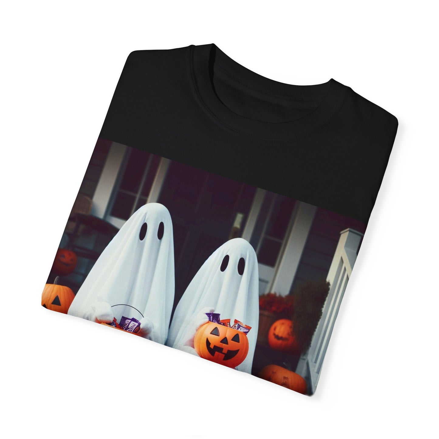 Ghost Kids Halloween Cute T-shirt, Spooky Children's Costume, Haunted Toddler