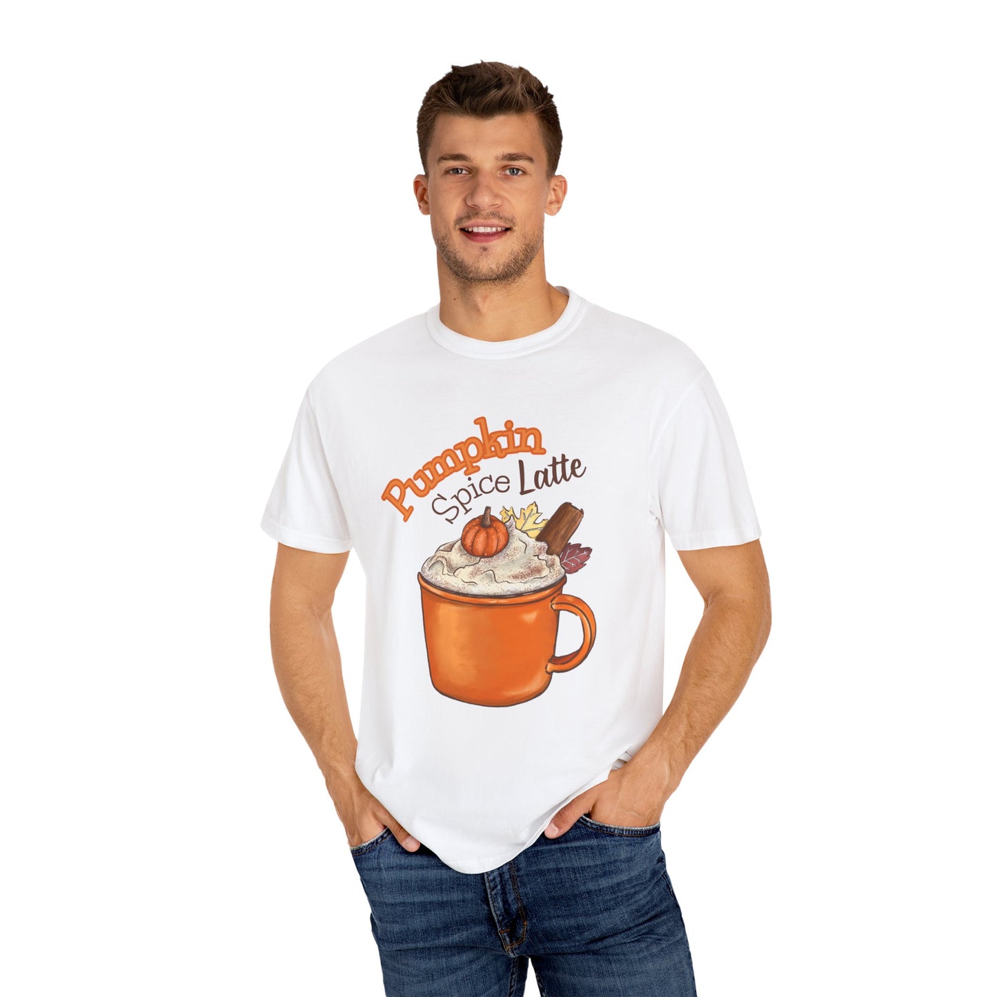 Pumpkin Spice Latte T-shirt, Fall Novelty Gift Tee, Autumn Unisex Shirt,