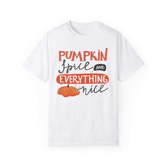 Pumpkin Spice Fall T-shirt Tee, Autumn Graphic Tee for Pumpkin Lovers