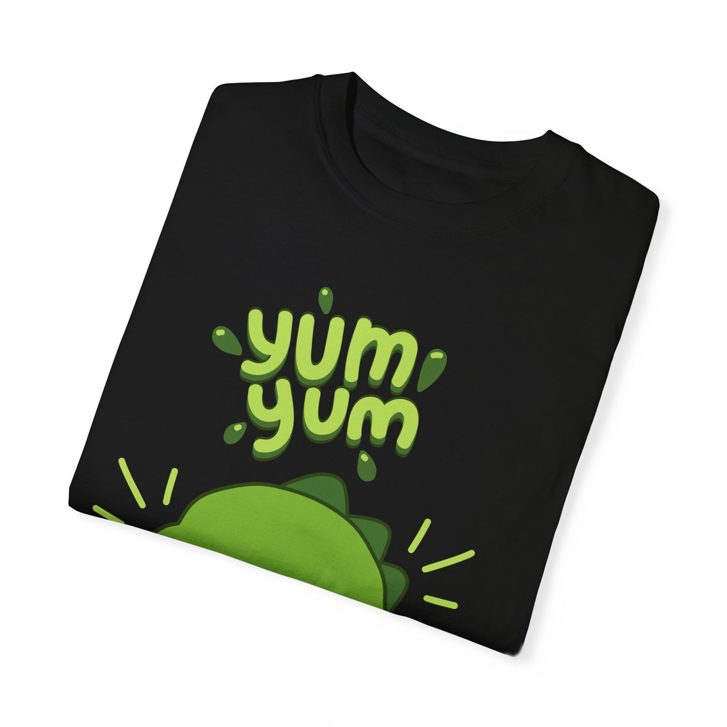 Yum Yum Dinosaur Tshirt, Graphic Tee, fun cute humor shirt