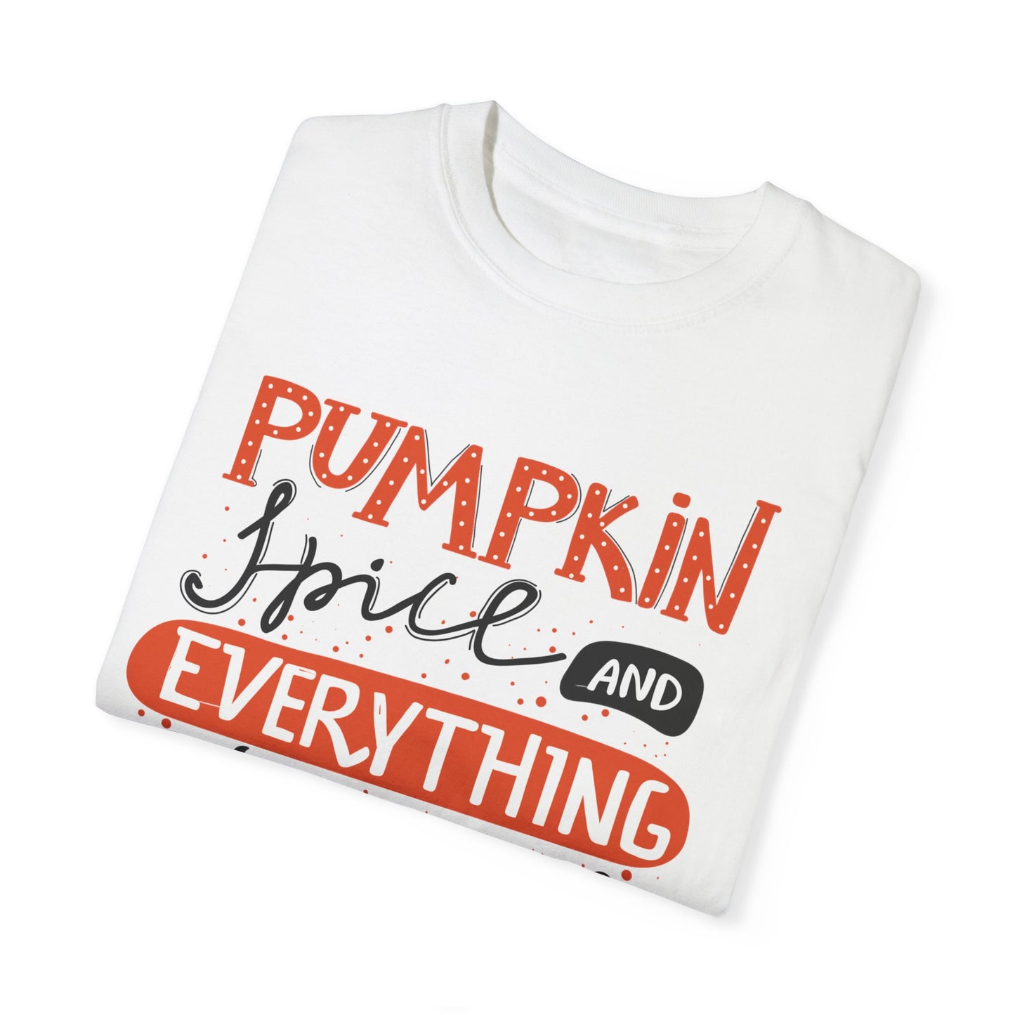 Pumpkin Spice Fall T-shirt Tee, Autumn Graphic Tee for Pumpkin Lovers