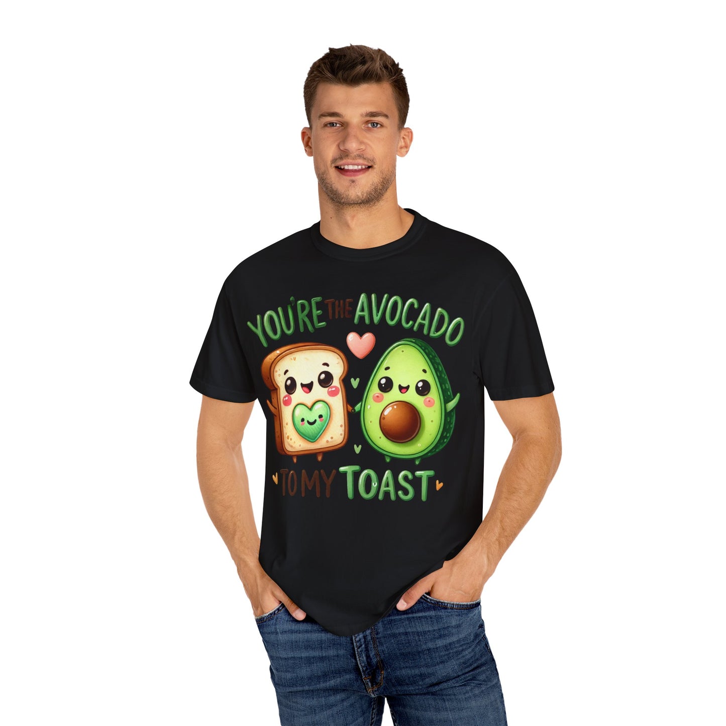 Avocado To My Toast Unisex T-shirt Funny Silly Pun Novelty Valentines Day Tee