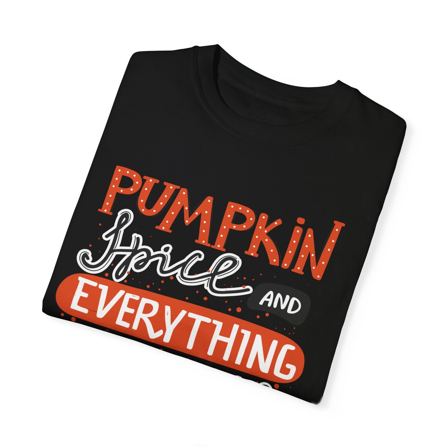 Pumpkin Spice Fall T-shirt Tee, Autumn Graphic Tee for Pumpkin Lovers