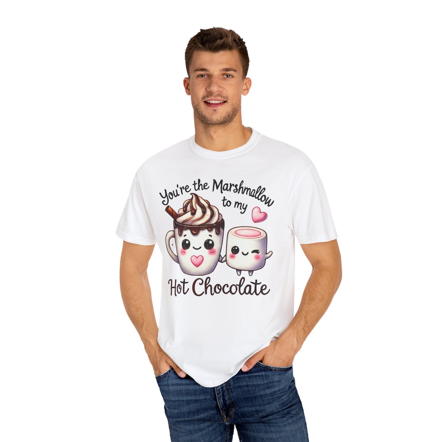 Marshmallow to my hot chocolate Love Valentines Day Romance Couples T-shirt