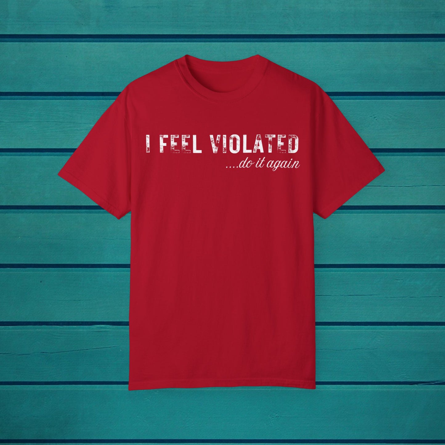 Violated Feelings Unisex Tee Shirt, Funny Humor Tshirt for Men and Women, Cute