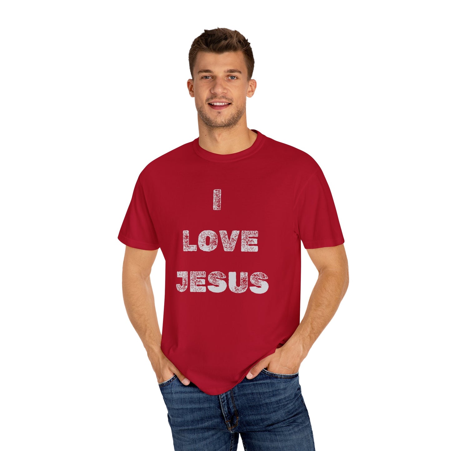 Tshirt I love Jesus Inspirational Motivational Unisex Tshirt Quotes Novelty