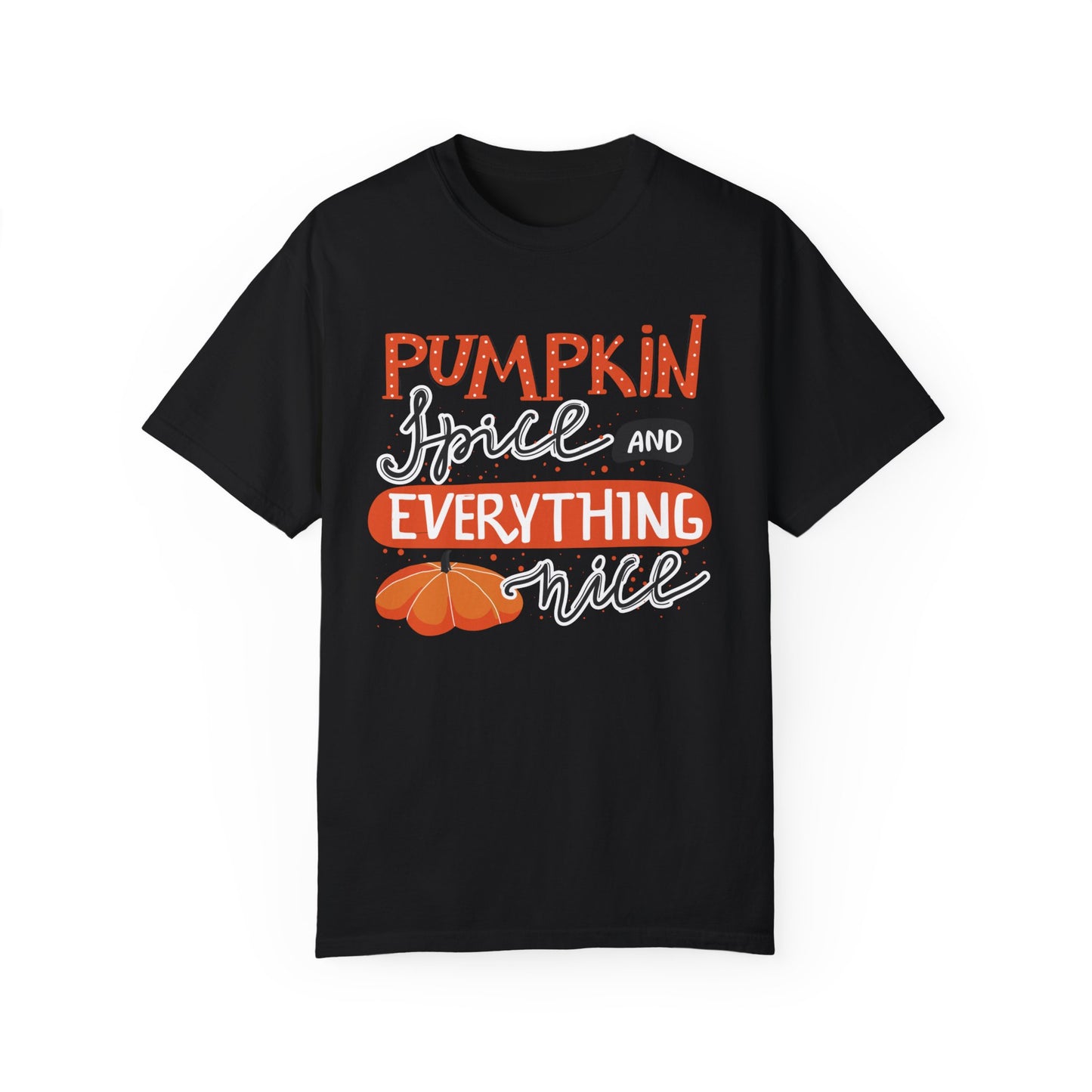 Pumpkin Spice Fall T-shirt Tee, Autumn Graphic Tee for Pumpkin Lovers