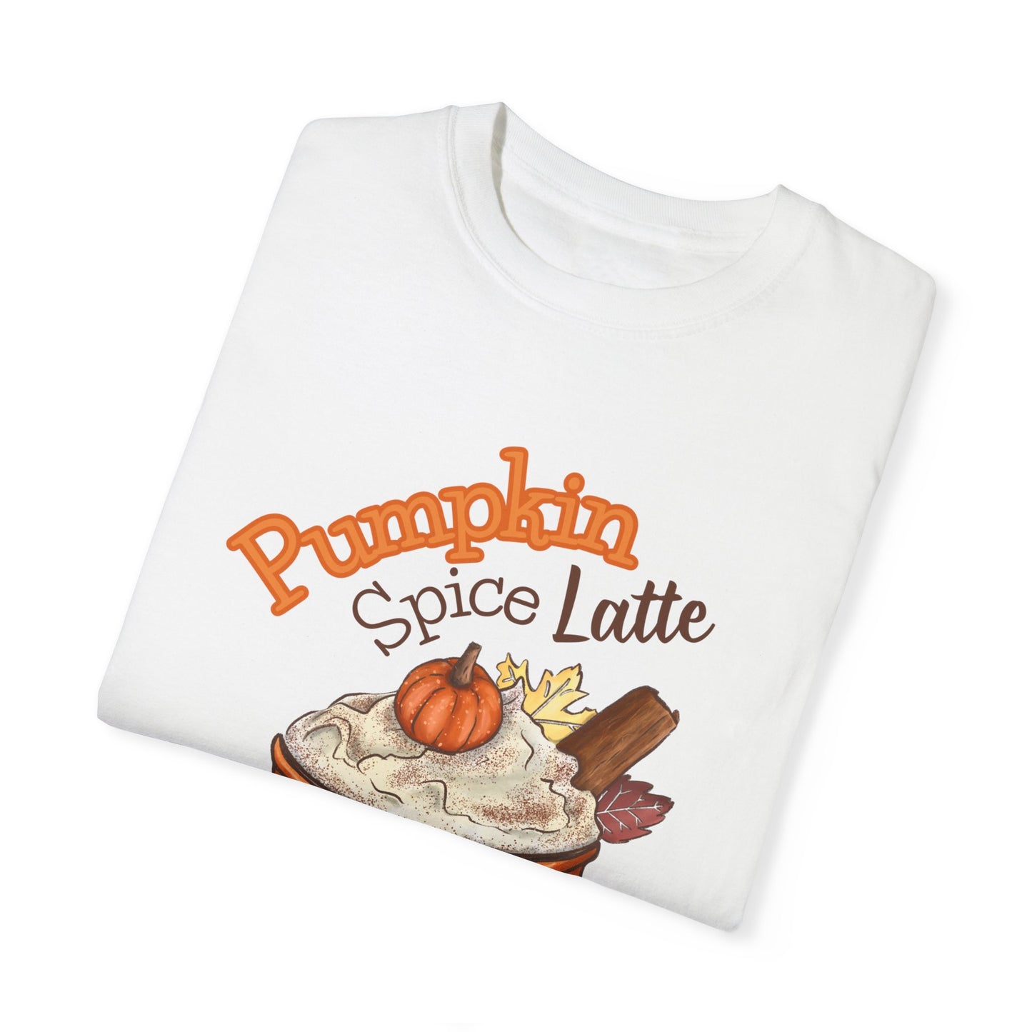 Pumpkin Spice Latte T-shirt, Fall Novelty Gift Tee, Autumn Unisex Shirt,