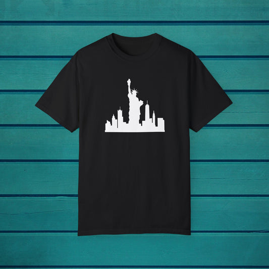 NYC Skyline Tshirt Graphic Print New York City Unisex Tee Urban Streetwear