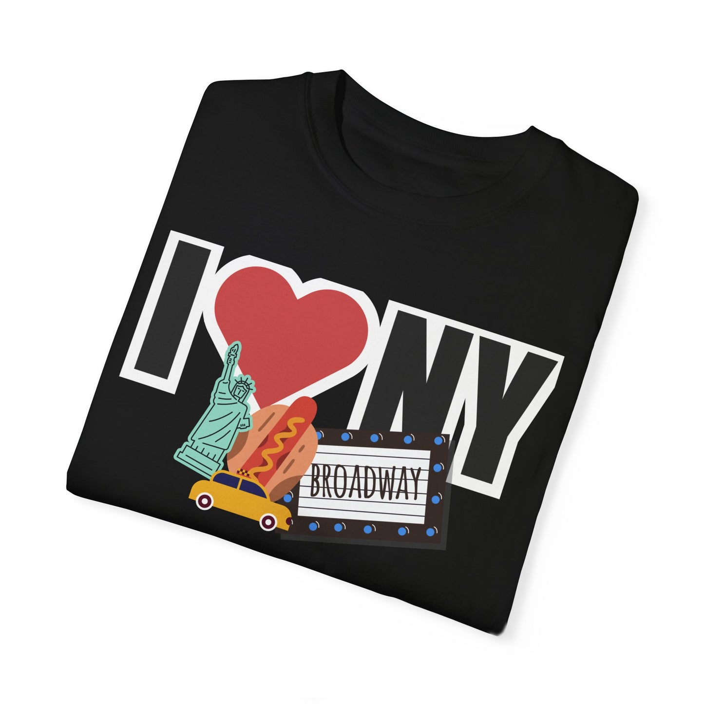 New York City Graphic Tshirt, Unisex Tee for NYC Lovers, I Love NY Shirt, Fun NY