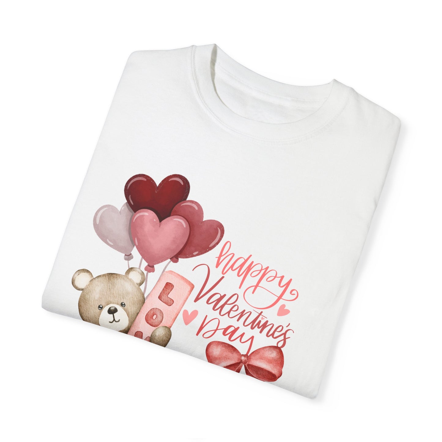 Valentines Day Watercolor Unisex Tshirt Love Holiday Inspirational Love Graphic