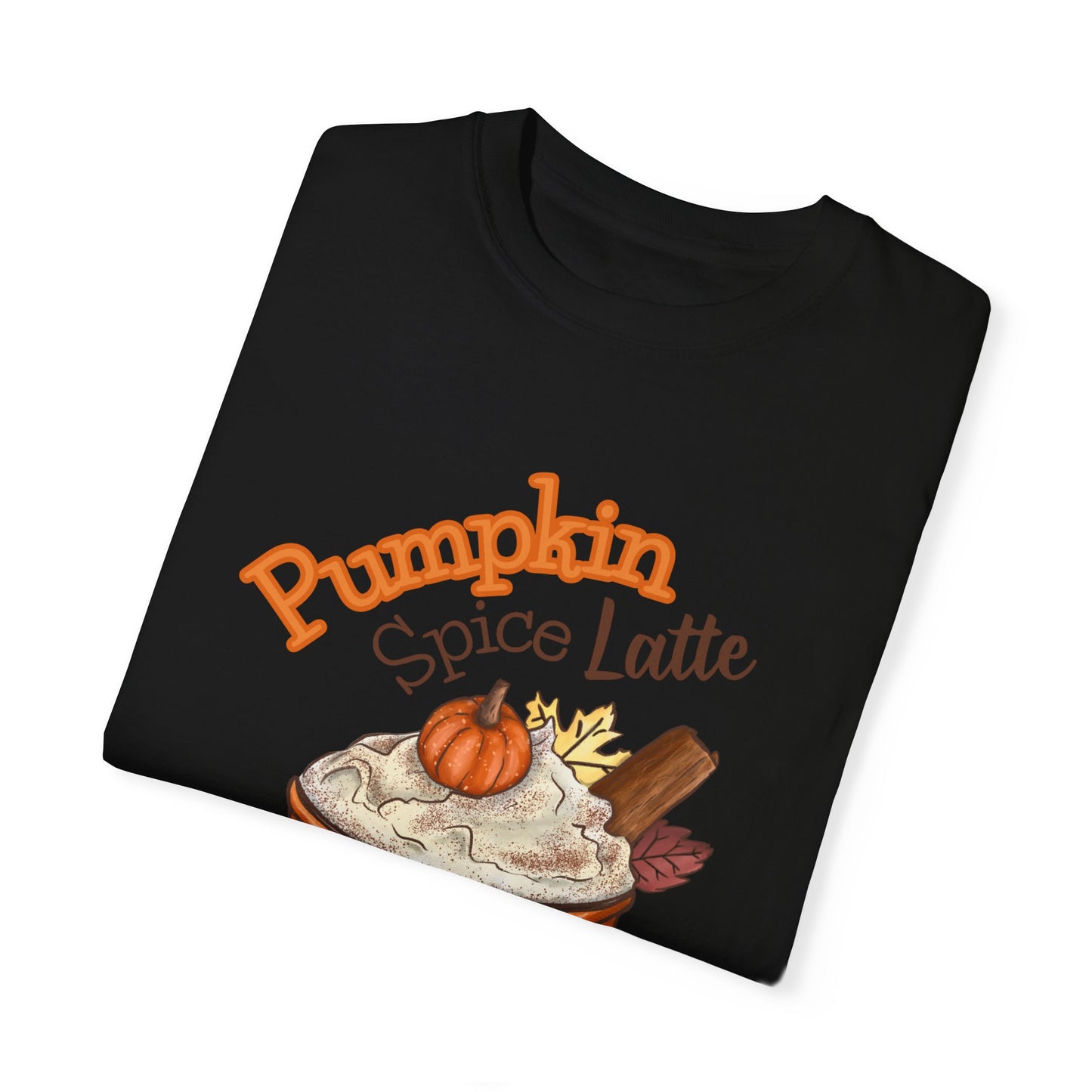 Pumpkin Spice Latte T-shirt, Fall Novelty Gift Tee, Autumn Unisex Shirt,