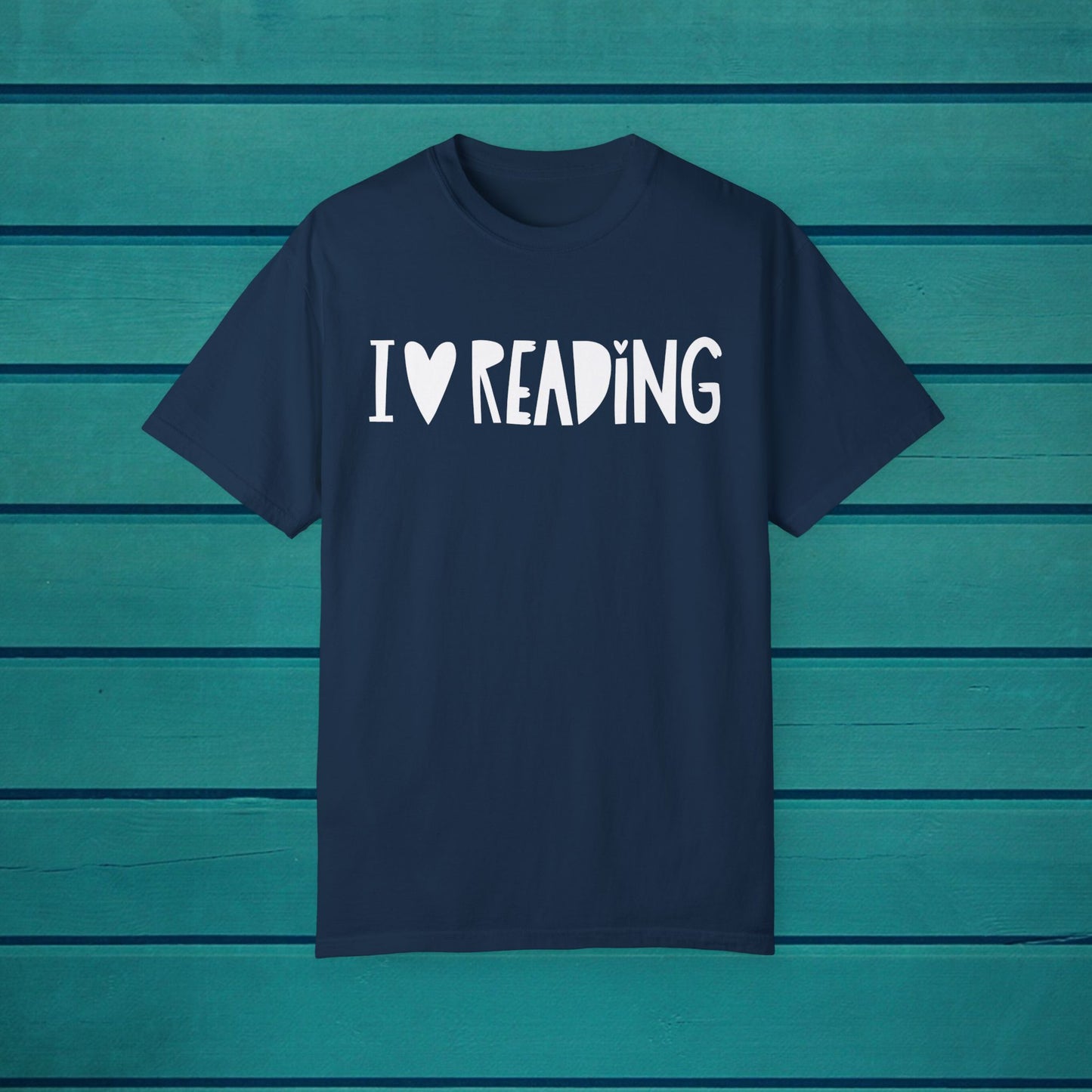 I Love Reading Graphic Tshirt, Unisex Fun Learning Inspirational Books Tee