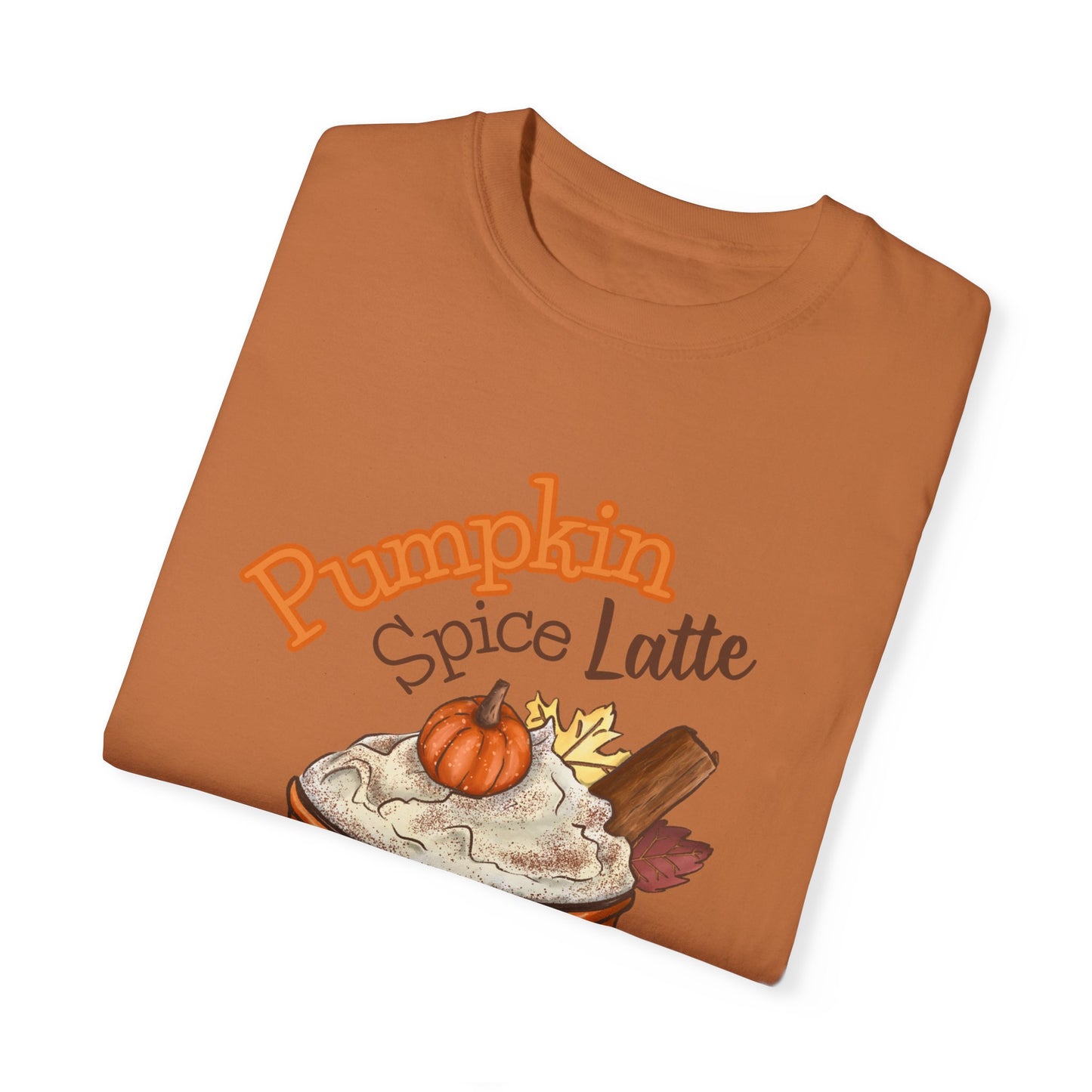 Pumpkin Spice Latte T-shirt, Fall Novelty Gift Tee, Autumn Unisex Shirt,