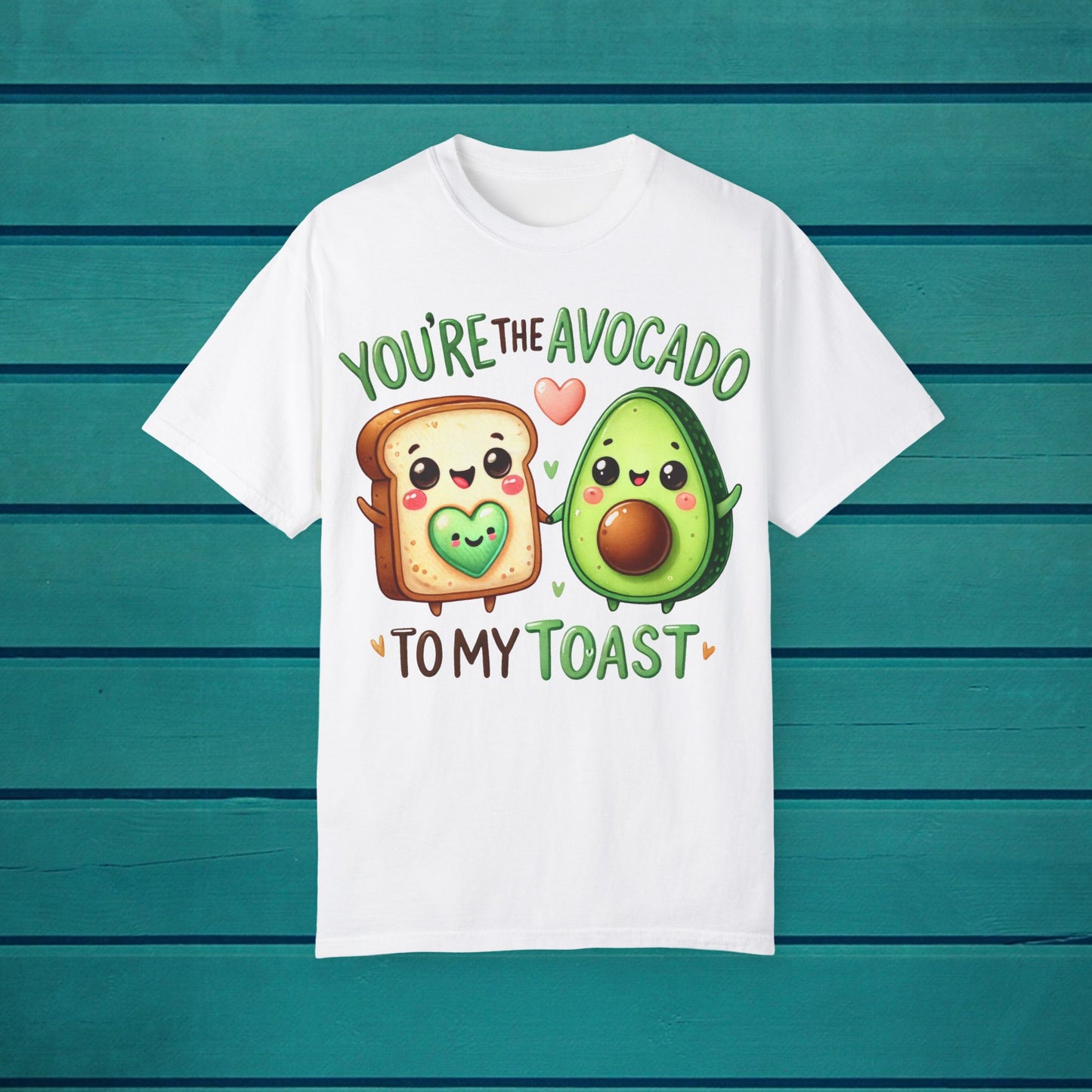 Avocado To My Toast Unisex T-shirt Funny Silly Pun Novelty Valentines Day Tee