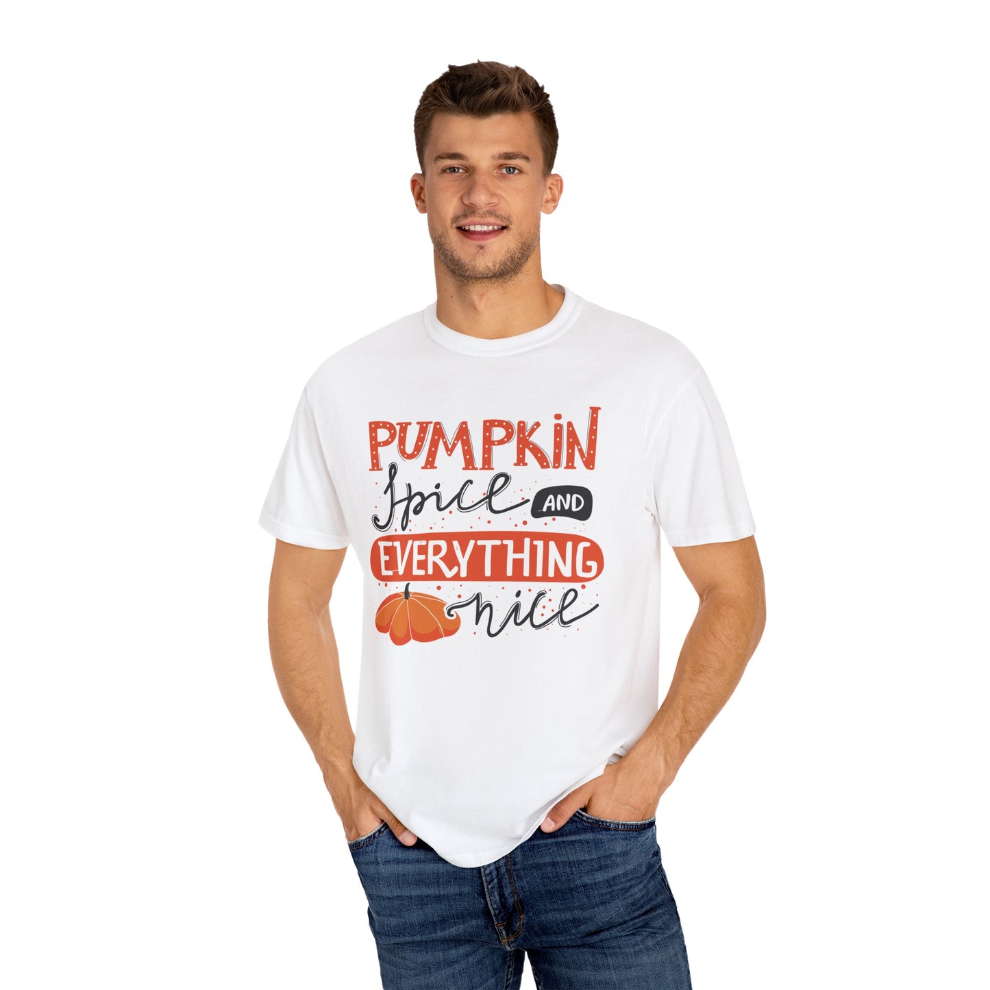 Pumpkin Spice Fall T-shirt Tee, Autumn Graphic Tee for Pumpkin Lovers