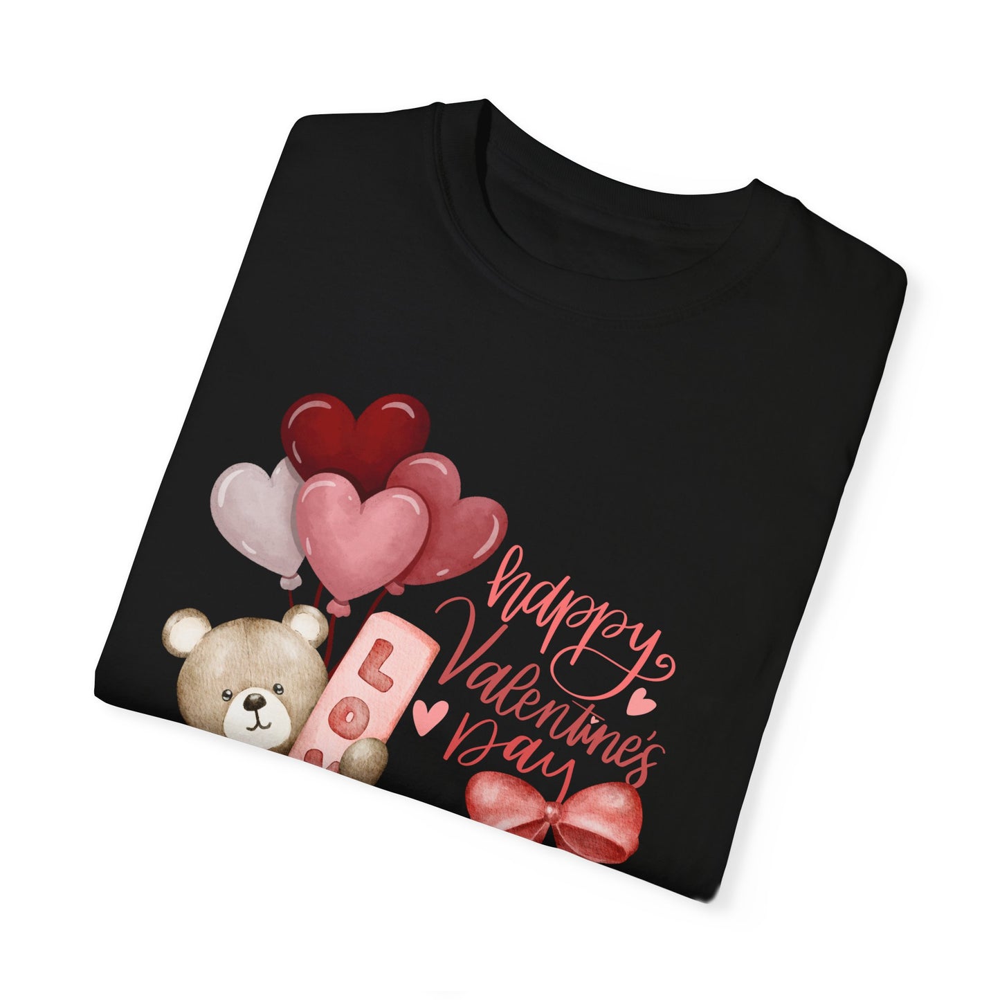 Valentines Day Watercolor Unisex Tshirt Love Holiday Inspirational Love Graphic