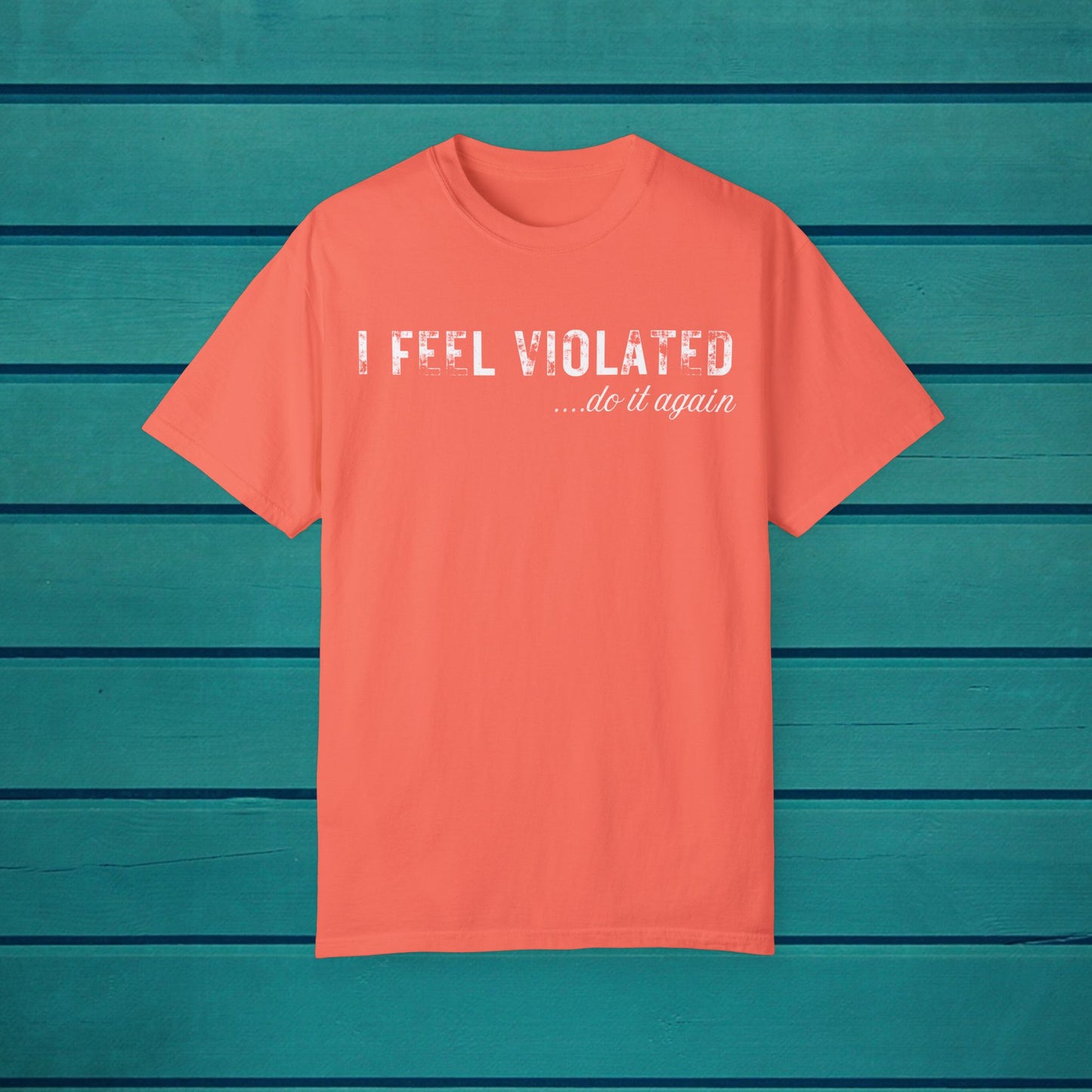 Violated Feelings Unisex Tee Shirt, Funny Humor Tshirt for Men and Women, Cute