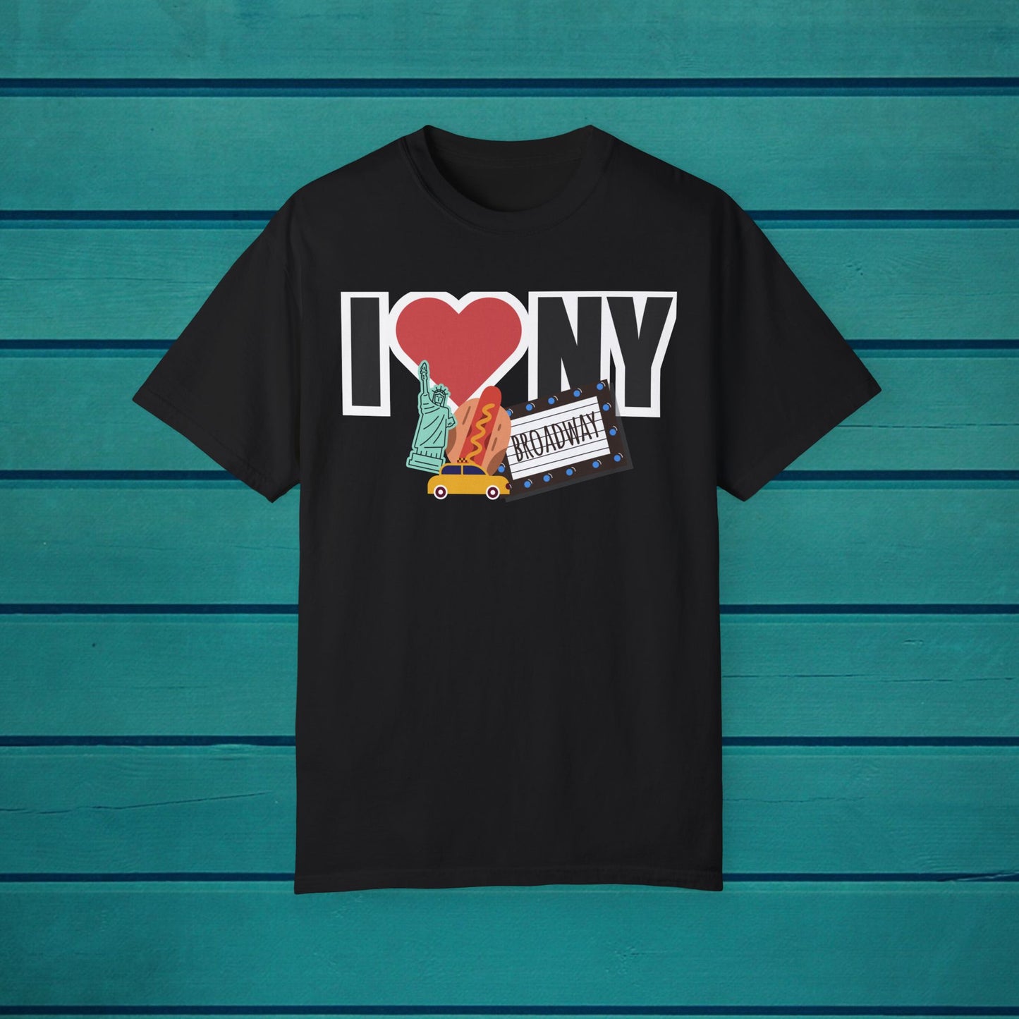 New York City Graphic Tshirt, Unisex Tee for NYC Lovers, I Love NY Shirt, Fun NY