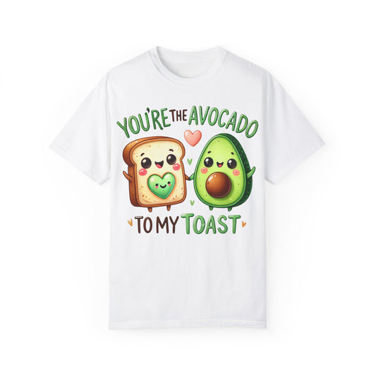 Avocado To My Toast Unisex T-shirt Funny Silly Pun Novelty Valentines Day Tee