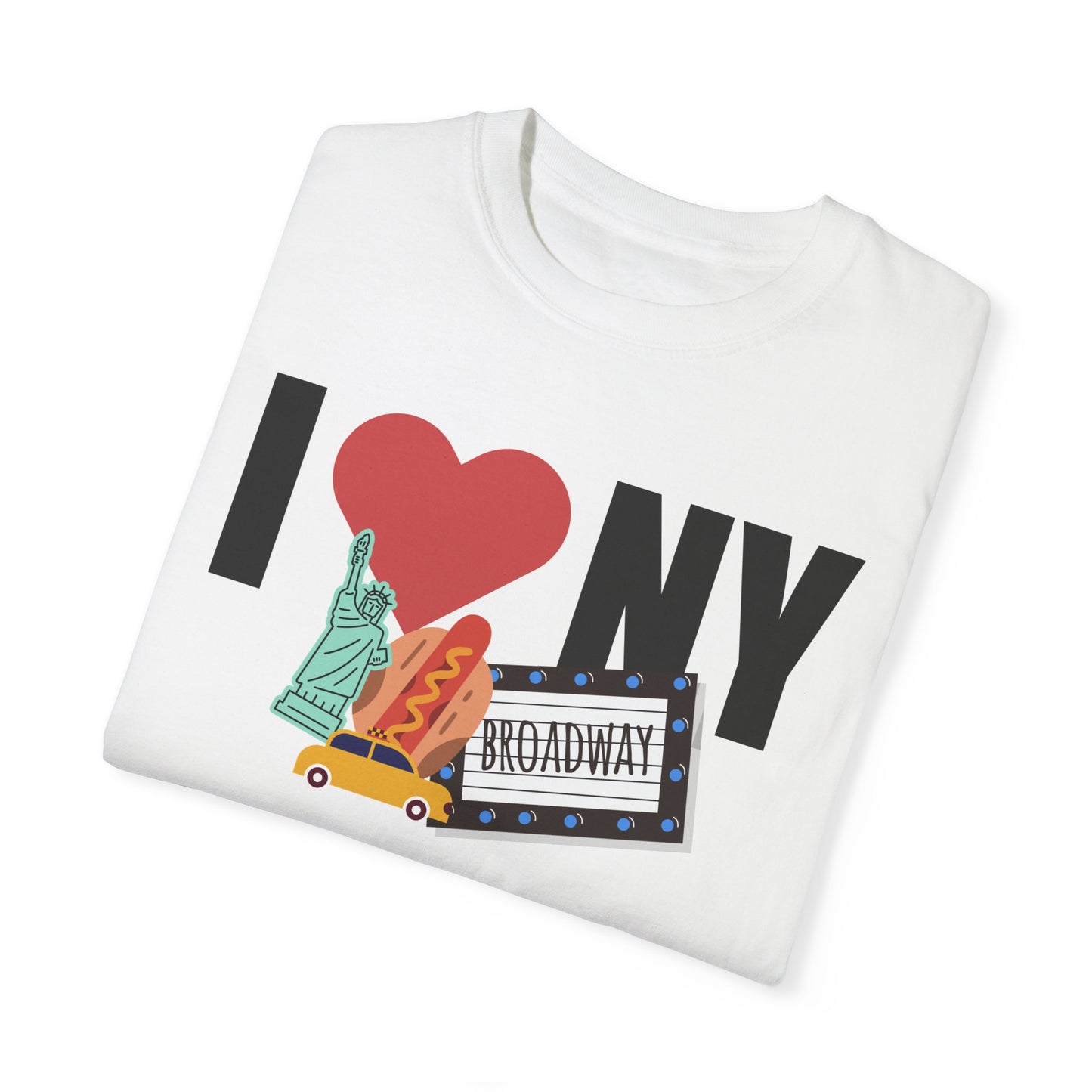 New York City Graphic Tshirt, Unisex Tee for NYC Lovers, I Love NY Shirt, Fun NY