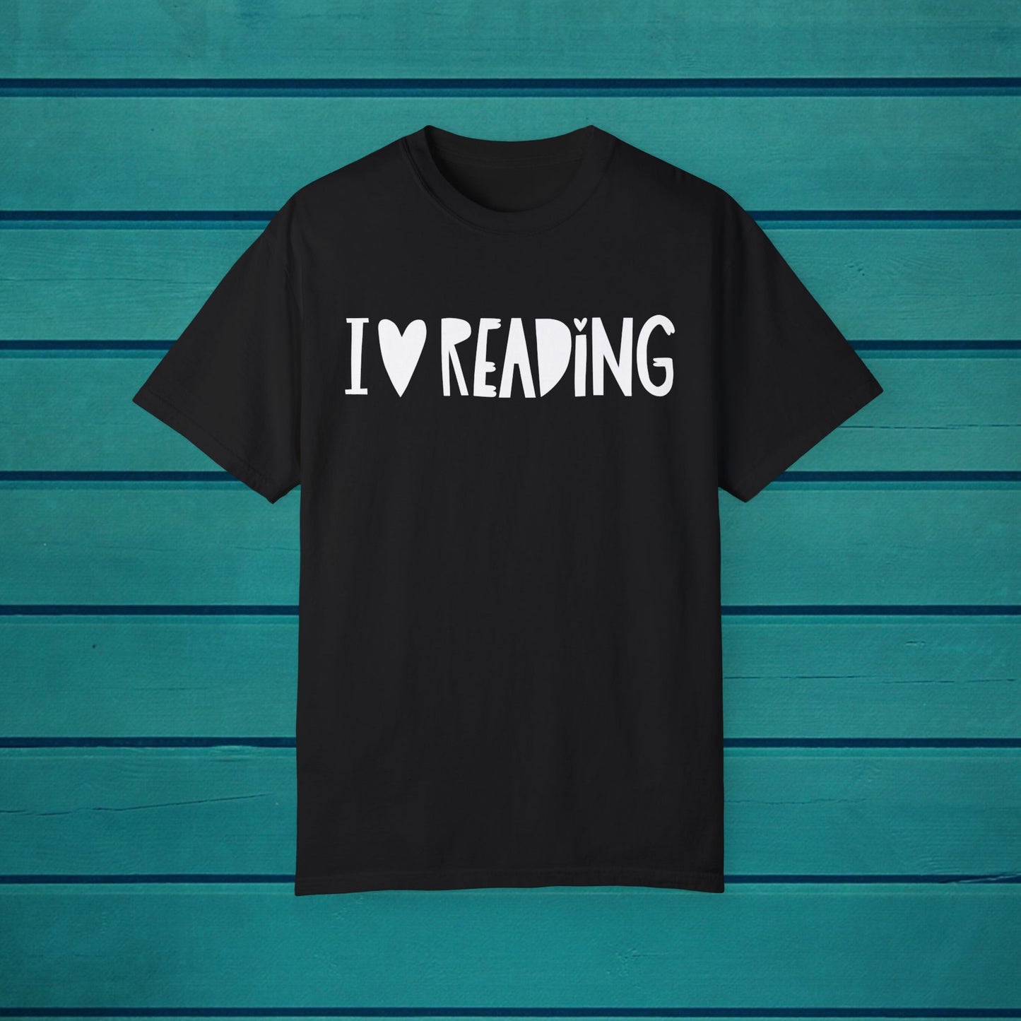 I Love Reading Graphic Tshirt, Unisex Fun Learning Inspirational Books Tee