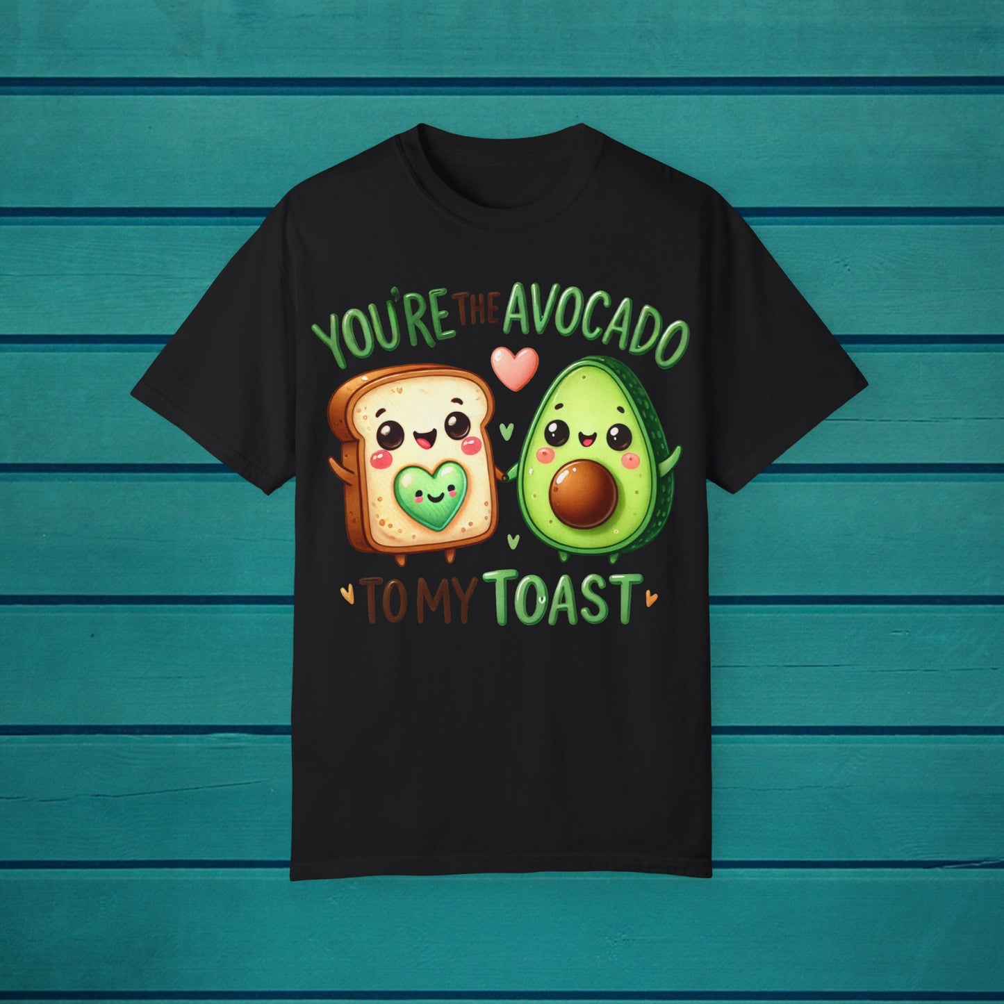 Avocado To My Toast Unisex T-shirt Funny Silly Pun Novelty Valentines Day Tee