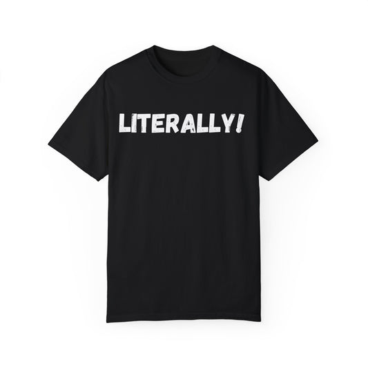 Literally Fun Graphic Tee, Funny Adult Humor Tshirt, Men's Women's Unisex Shirt,