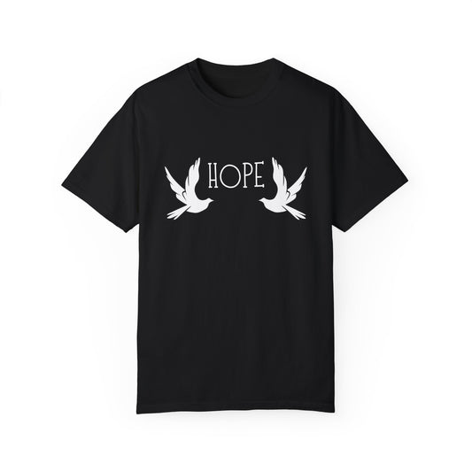 Hope Quote T-shirt, Inspirational Love Peace Tee, Happy Adult Men Women Shirt,